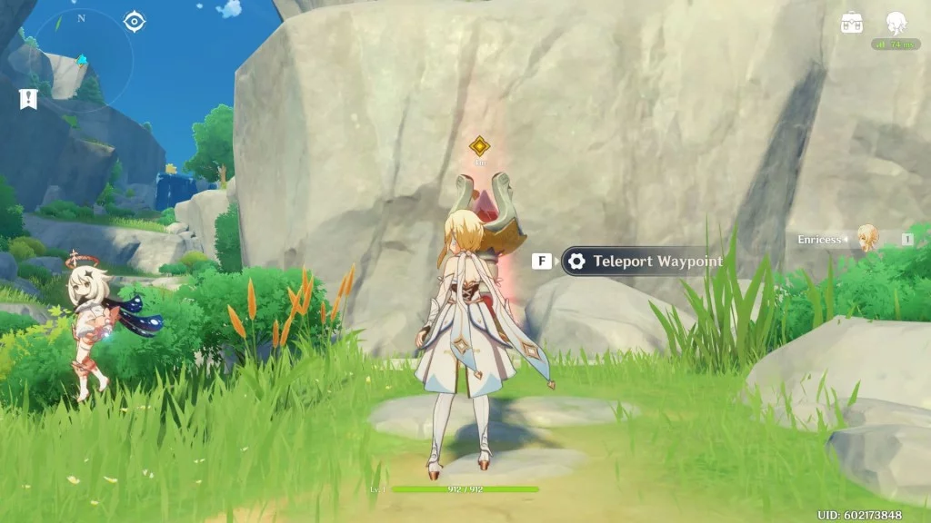 Teleport Waypoint in Genshin Impact 1
