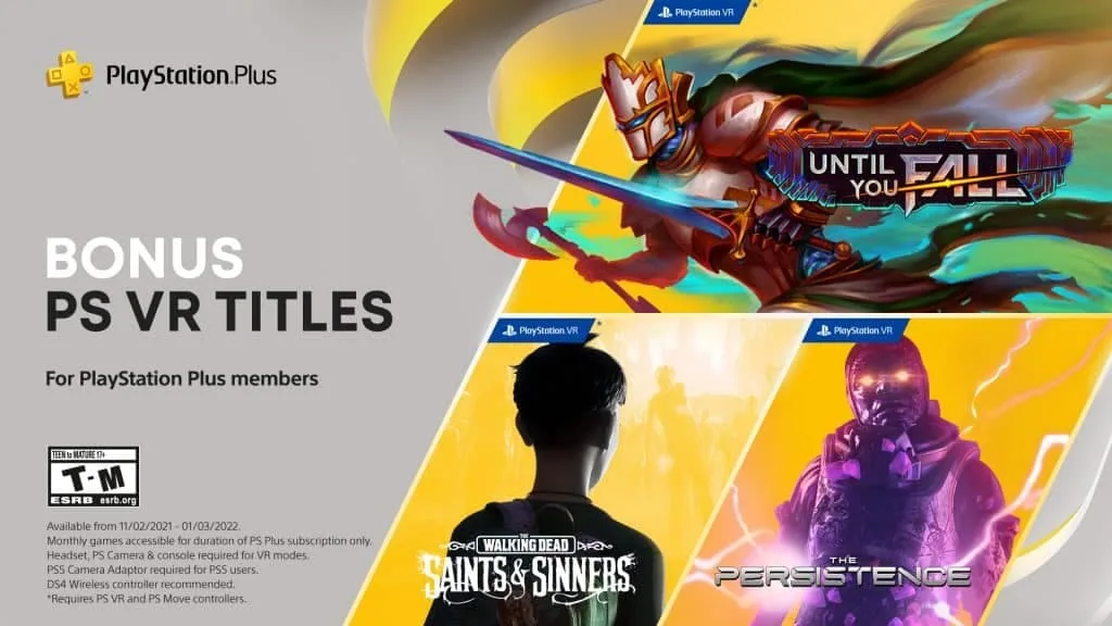 Free PS Plus VR Games For November 2021