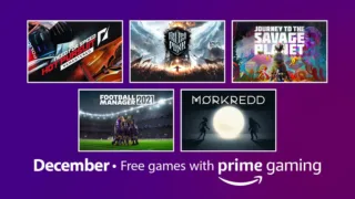 Amazon Prime Gaming Free Games in December 1