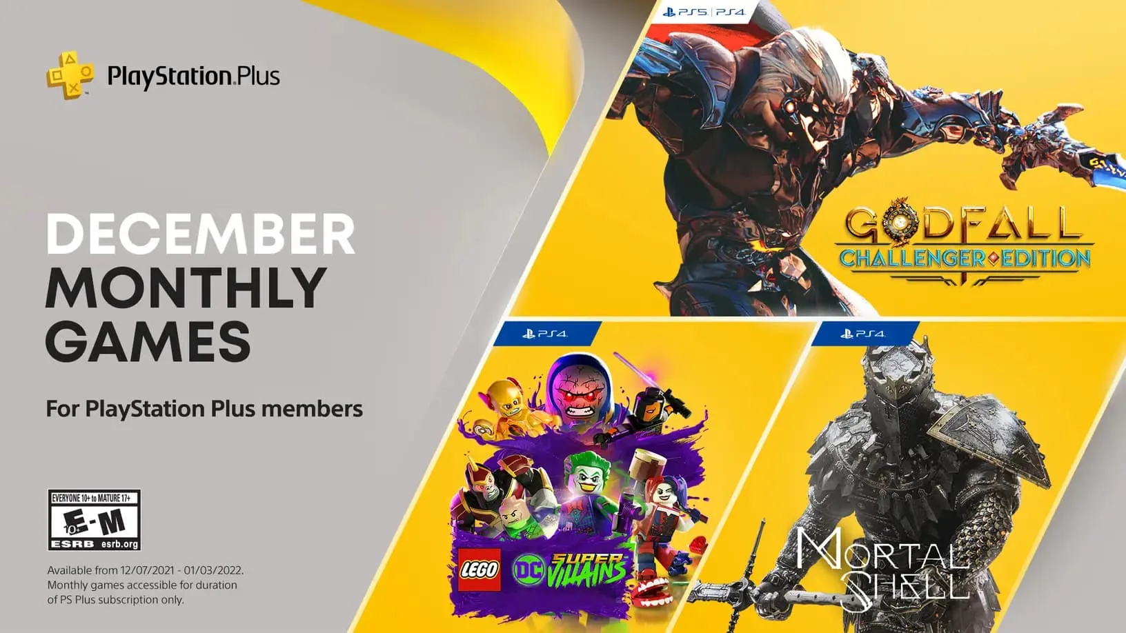 PS Plus Free Games for December Revealed