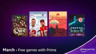 Amazon Prime Gaming Free Games March 2022 lawod