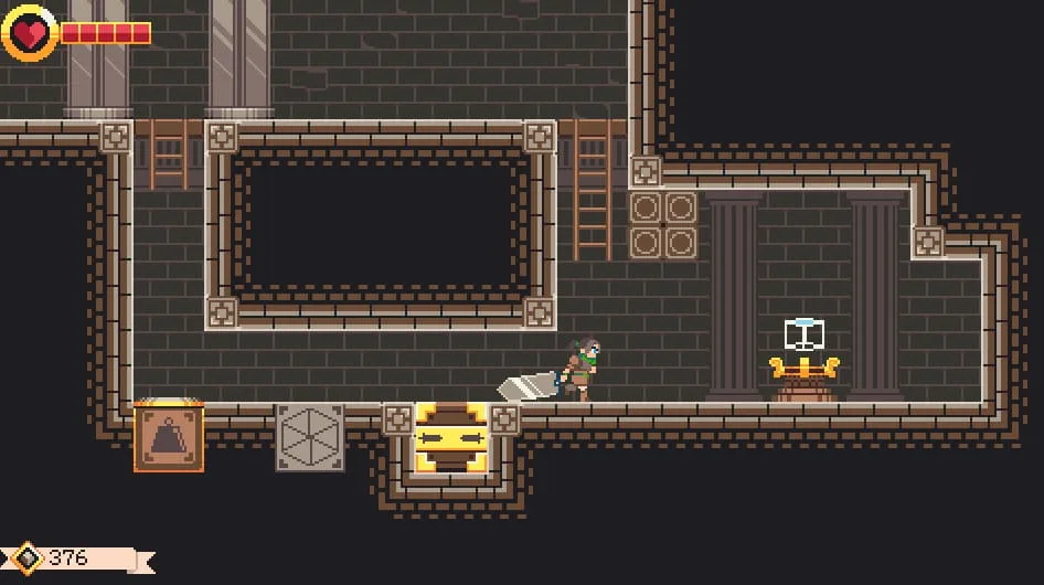An Upcoming Action-Puzzle Metroidvania GigaSword Preview 2 GS screen respawner