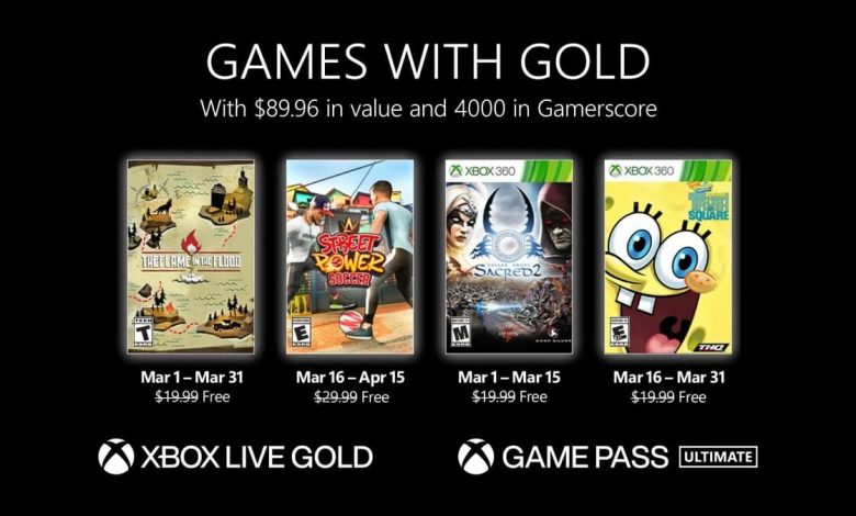 Xbox Live Gold Free Games March 2022 lawod