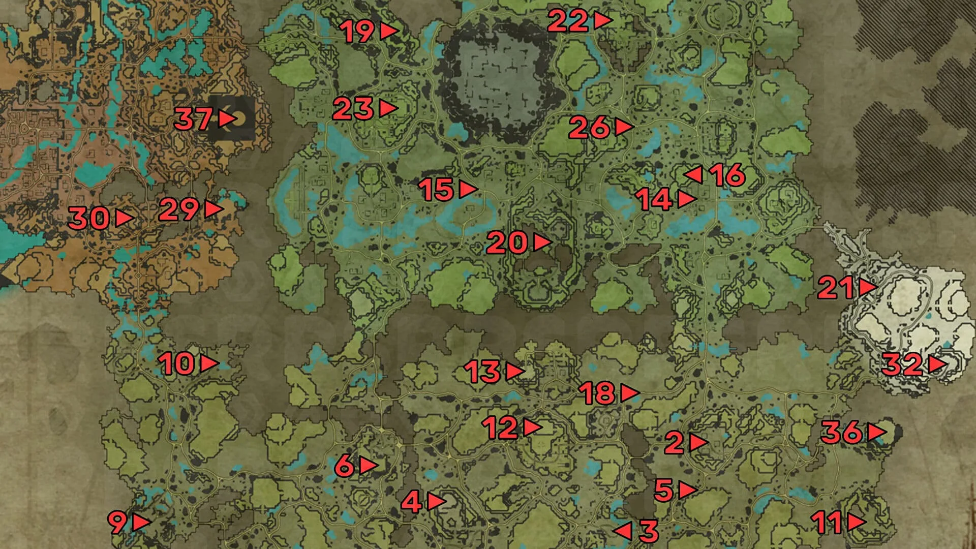 V Rising Interactive Map Find All The Bosses Lawod 1