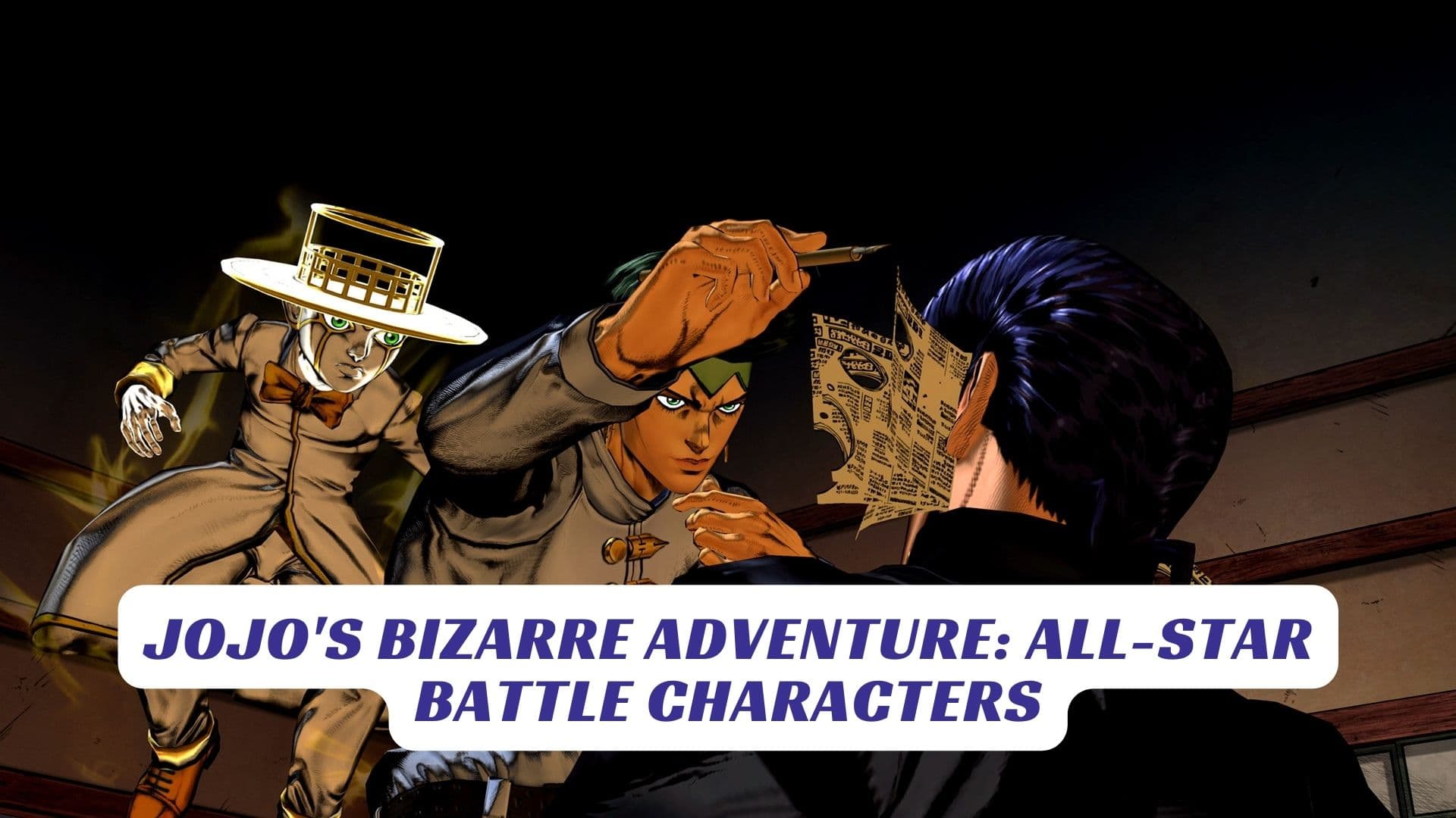 JoJo's Bizarre Adventure: All-Star Battle Characters JoJos Bizarre Adventure All Star Battle Characters Lawod Cover 1