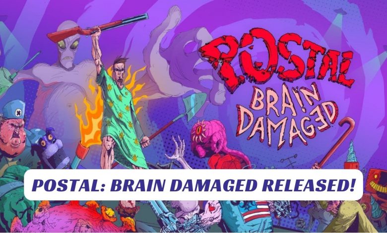 Postal: Brain Damaged Released! Postal Brain Damaged Released Lawod Cover 1