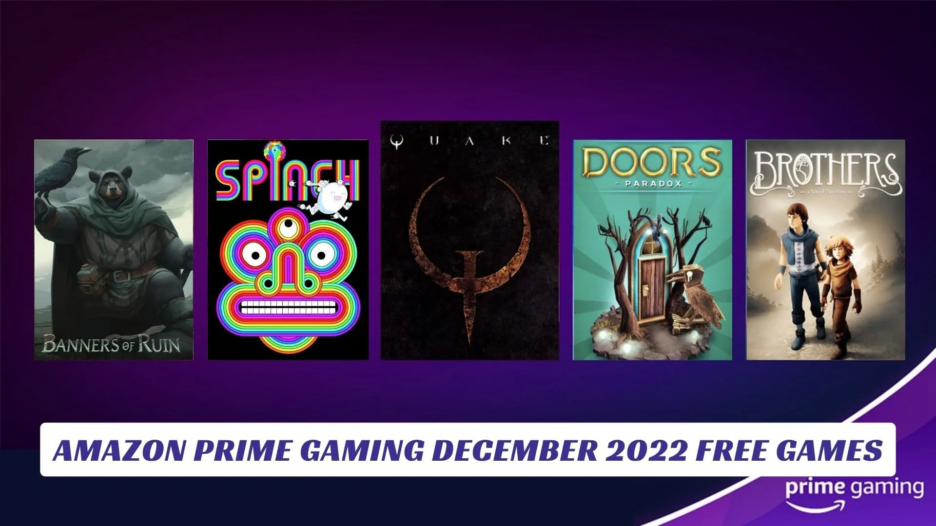 Amazon Prime Gaming December 2022 Free Games Amazon Prime Gaming December 2022 Free Games Lawod Cover 1