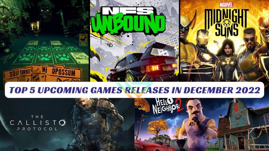 Top 5 Upcoming Games Releases In December 2022 - Lawod