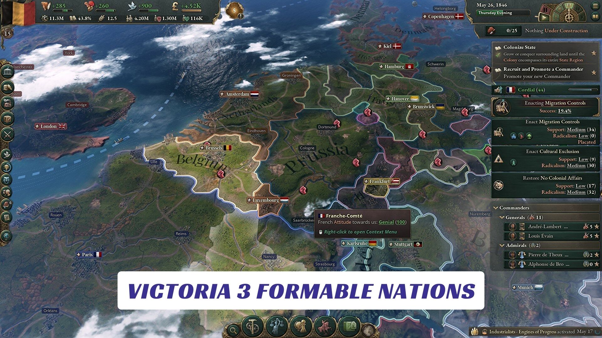Victoria 3 Formable Nations Lawod