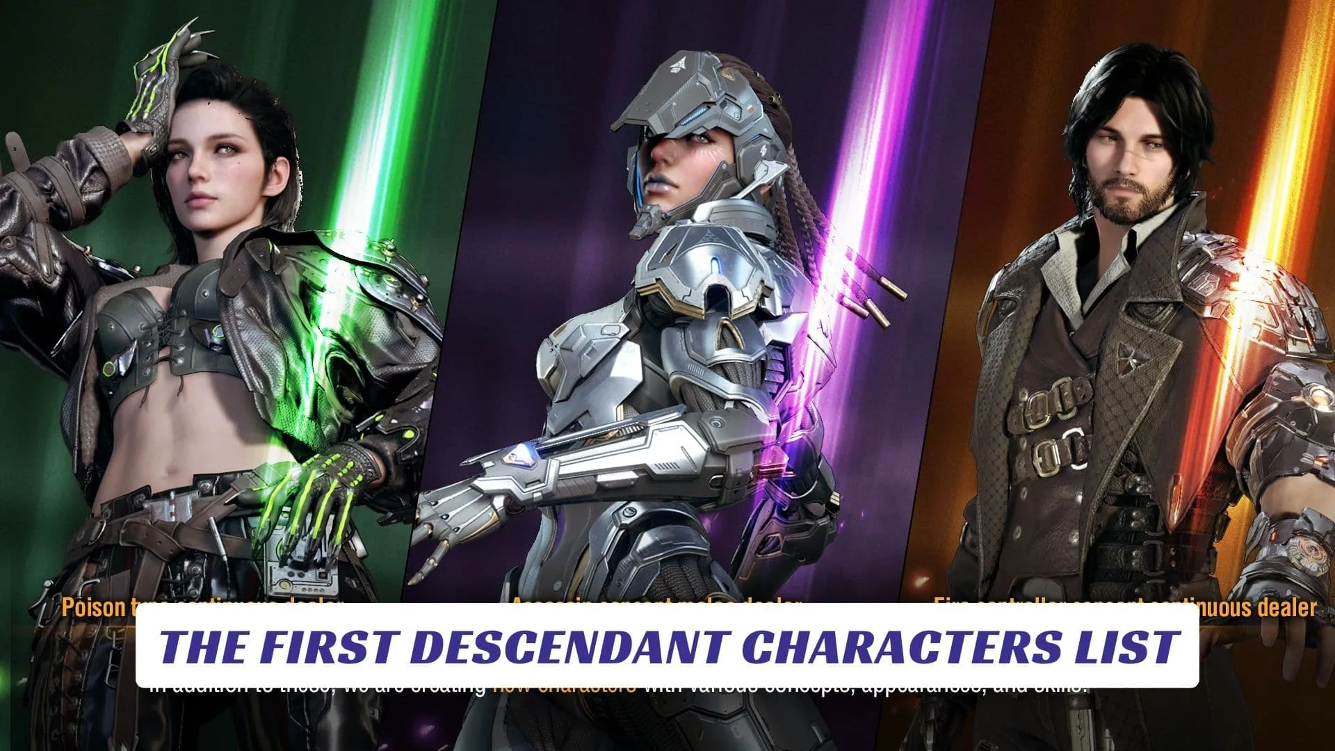 The First Descendant Characters The First Descendant Characters Lawod Cover 1