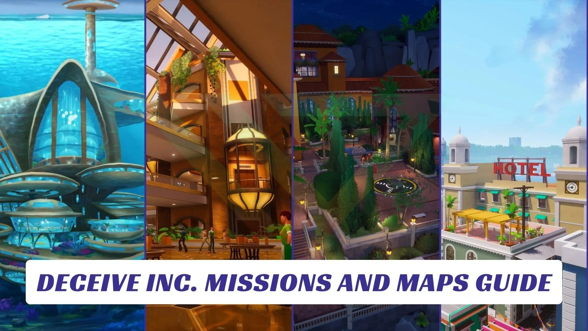 Deceive Inc. Missions and Maps Guide Lawod Cover 1