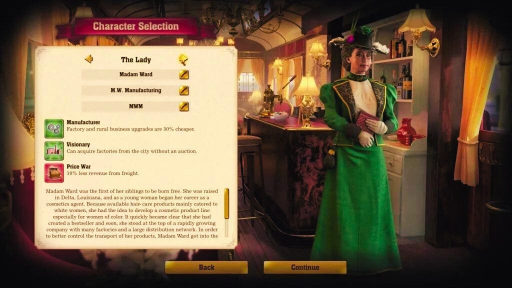 Railway Empire 2 Characters Guide 6 The Lady Railway Empire 2 Characters Guide Lawod