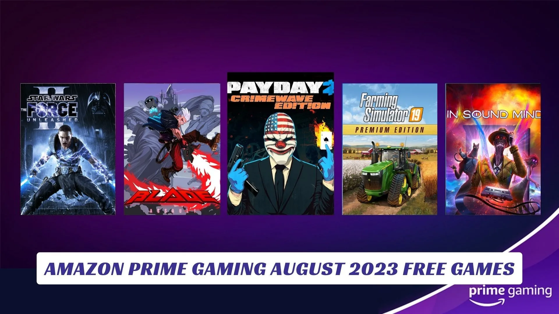 Amazon Prime Gamings August 2023 Free Games List Revealed Lawod Cover