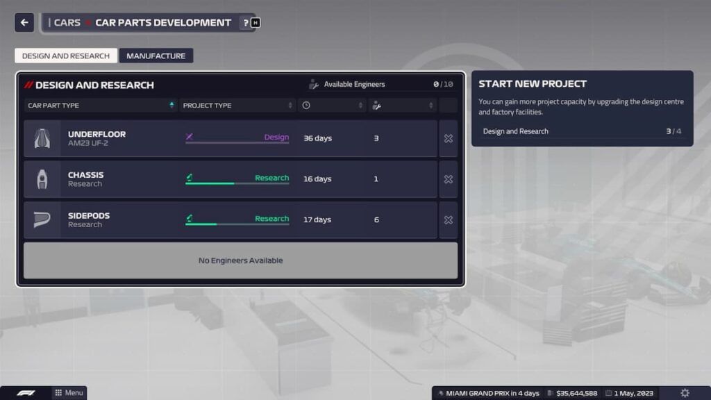 F1 Manager 2023 Tips For Beginners 4 F1 Manager 2023 car development Lawod ss