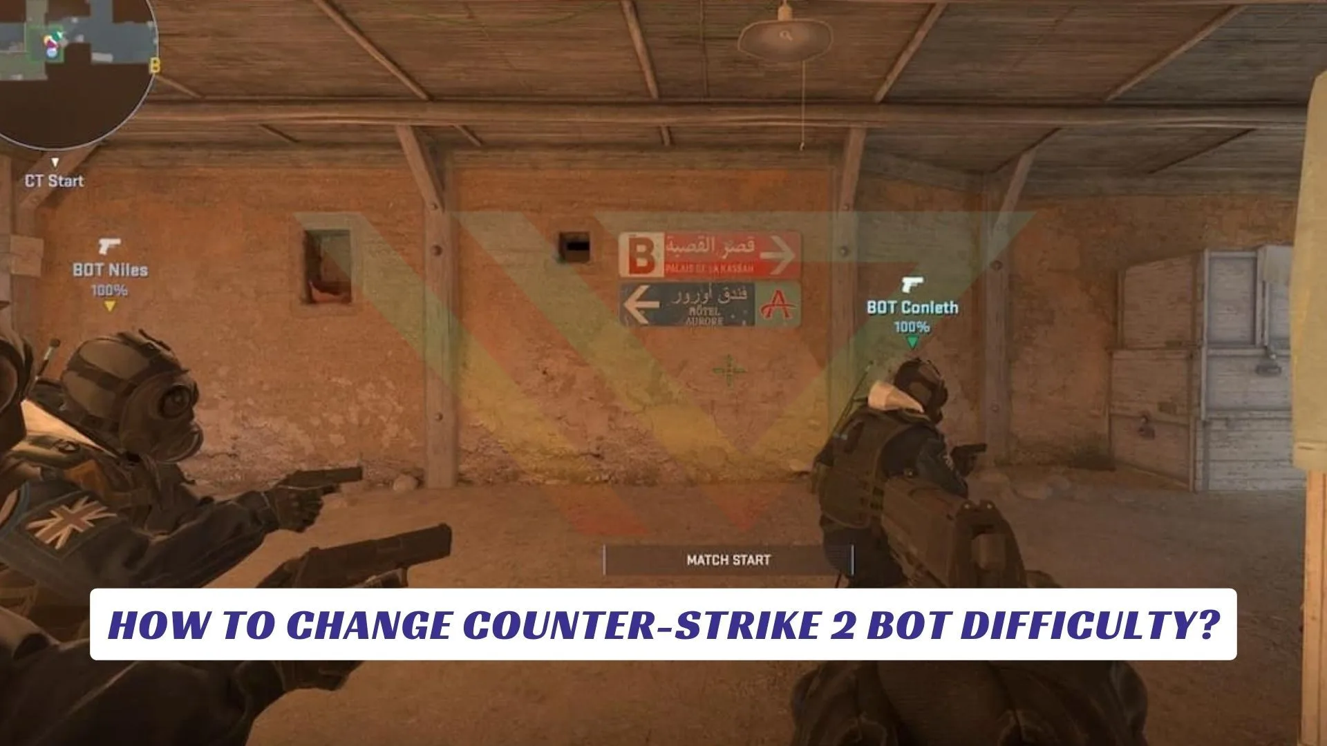 How to Change Counter-Strike 2 Bot Difficulty? Counter Strike 2 Bot Difficulty Lawod Cover