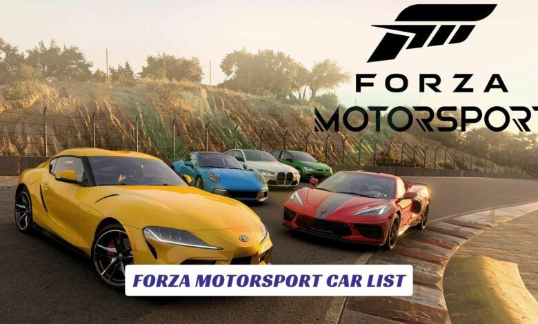 Forza Motorsport Car List Forza Motorsport Car List Lawod Cover