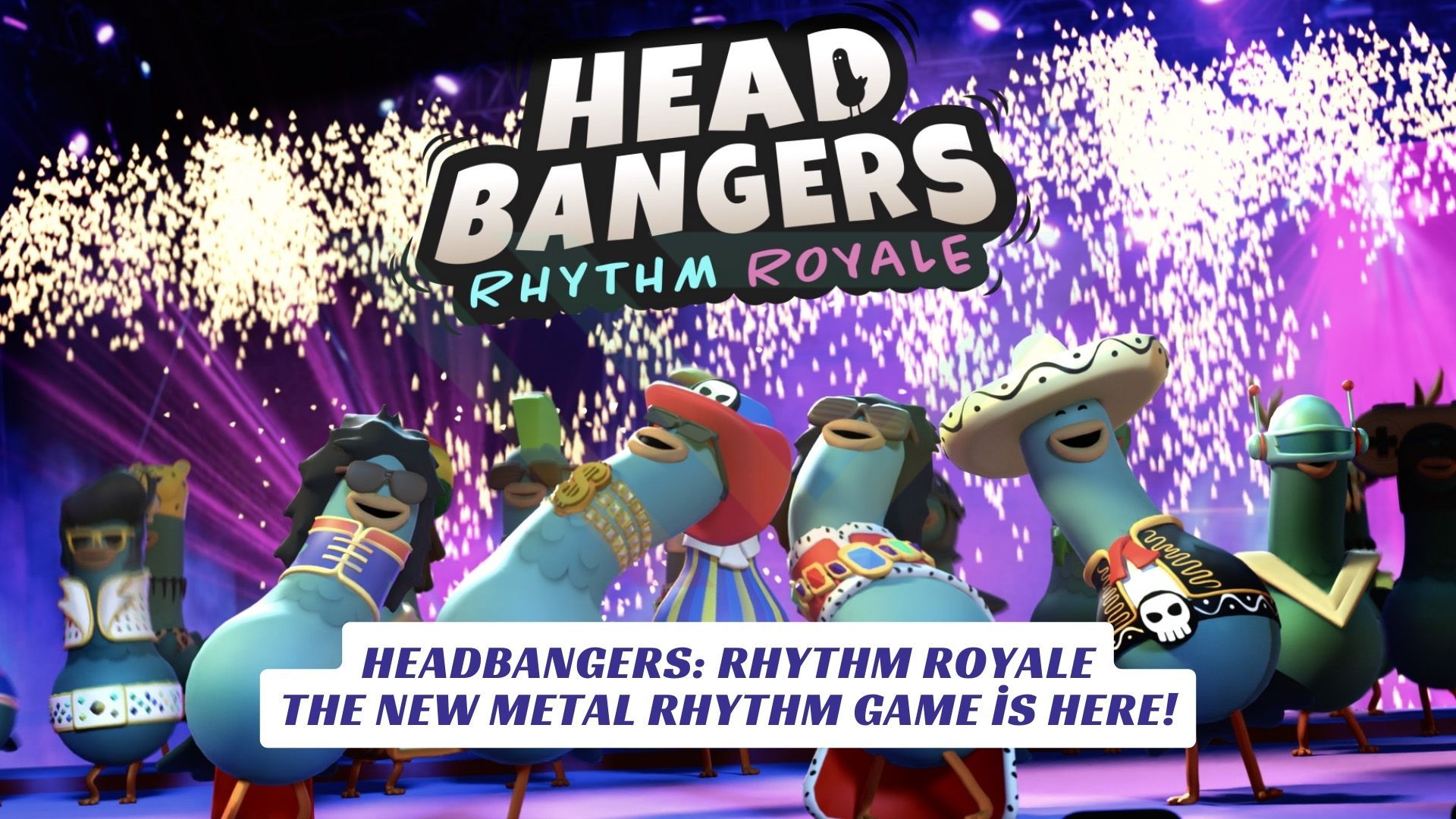 Headbangers Rhythm Royale The New Metal Rhythm Game is Here Lawod Cover