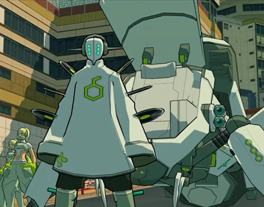 Bomb Rush Cyberfunk The Big 3 and New Amsterdam Police Characters 3 DJ Cyber