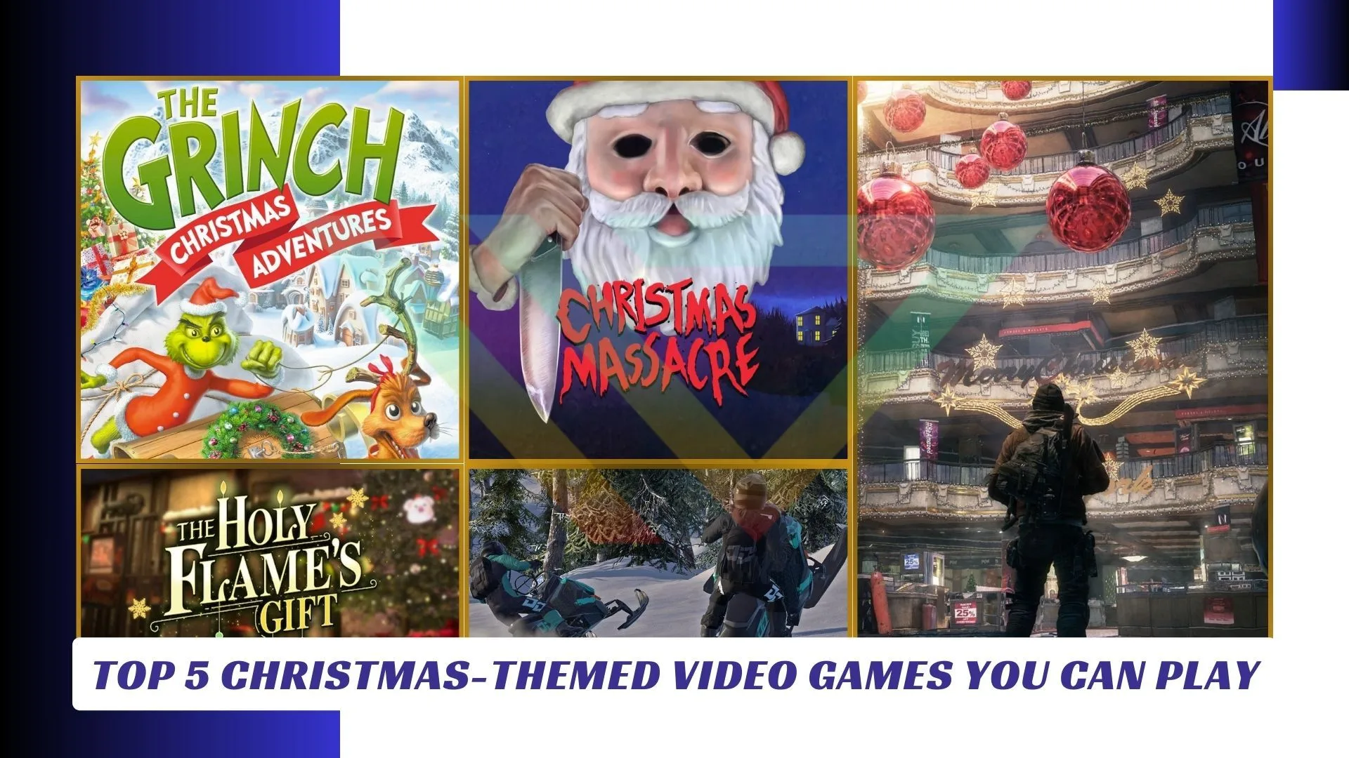 Top 5 Christmas Themed Video Games You Can Play Lawod Cover