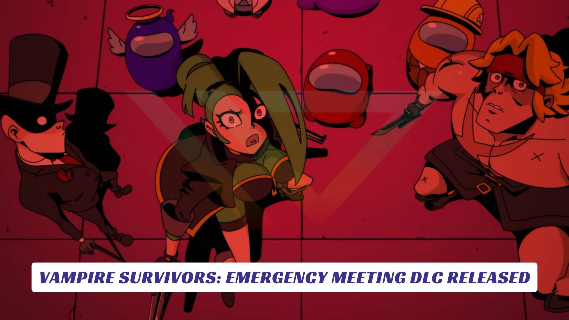 Vampire Survivors Emergency Meeting DLC Released Lawod Cover