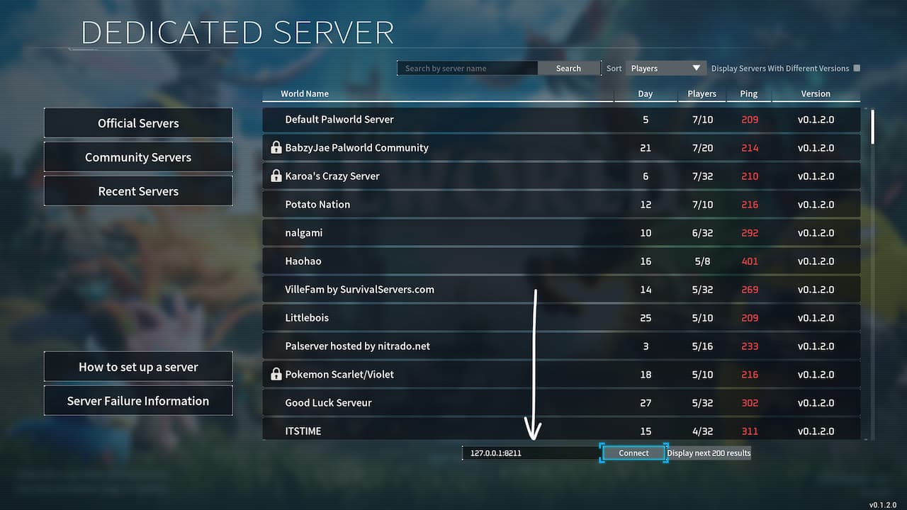 Dedicated Palworld Server Lawod ss 1