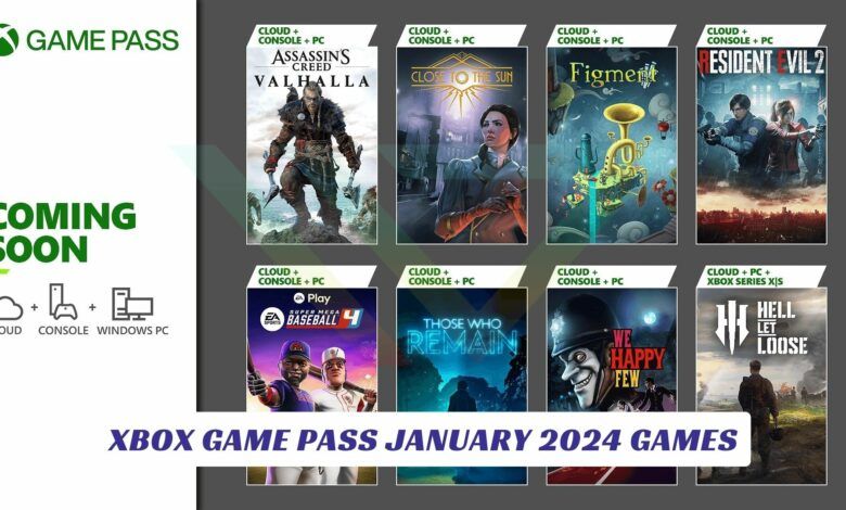 Xbox Game Pass January Games Xbox Game Pass January 2024 Games Lawod Cover