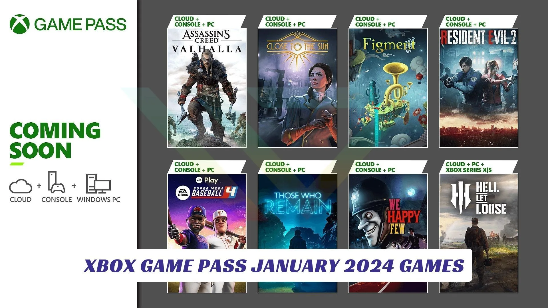 Xbox Game Pass January 2024 Games Lawod Cover