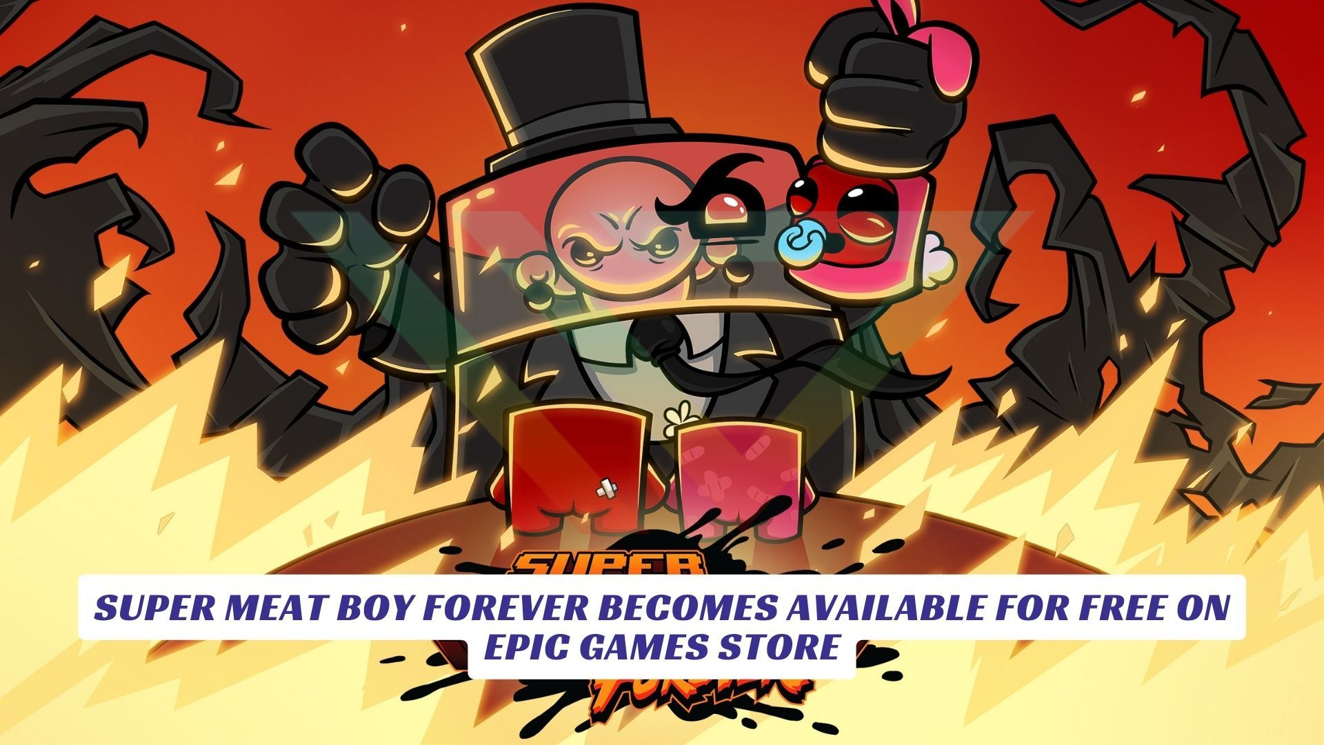 Super Meat Boy Forever Becomes Available for Free on Epic Games Lawod Cover