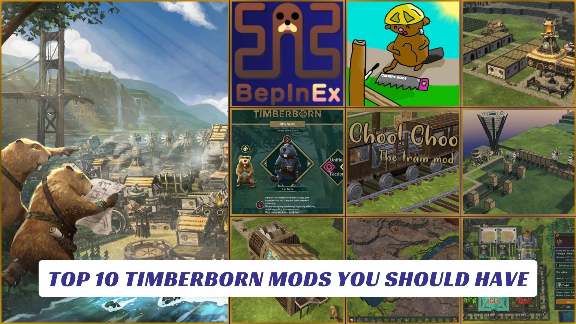 Top 10 Timberborn Mods You Should Have Lawod Cover
