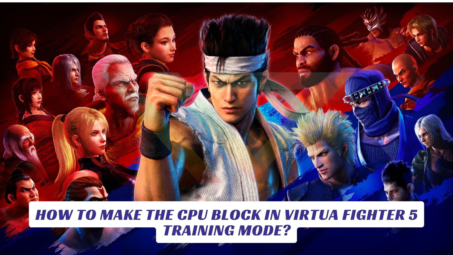 How to Make the CPU Block in Virtua Fighter 5 Training Mode? How to Make the CPU Block in Virtua Fighter 5 Training Mode
