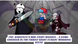 FNF Sarvente's Mid-Fight Masses – A Game-Changer in the Friday Night Funkin’ Modding Scene