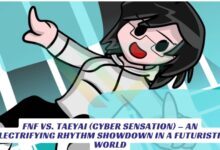 FNF vs. Taeyai (Cyber Sensation) – An Electrifying Rhythm Showdown in a Futuristic World
