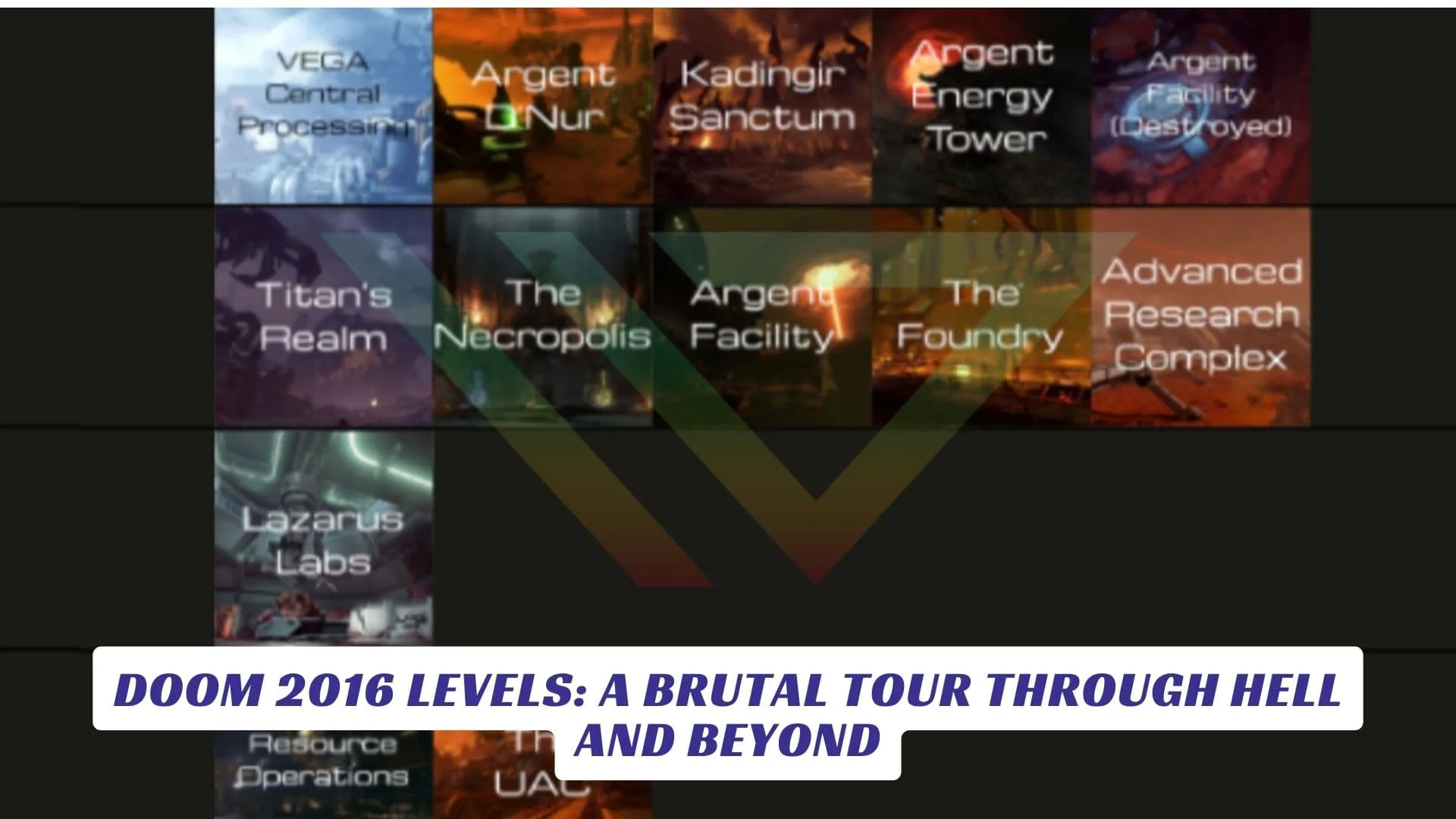 Doom 2016 Levels A Brutal Tour Through Hell and Beyond