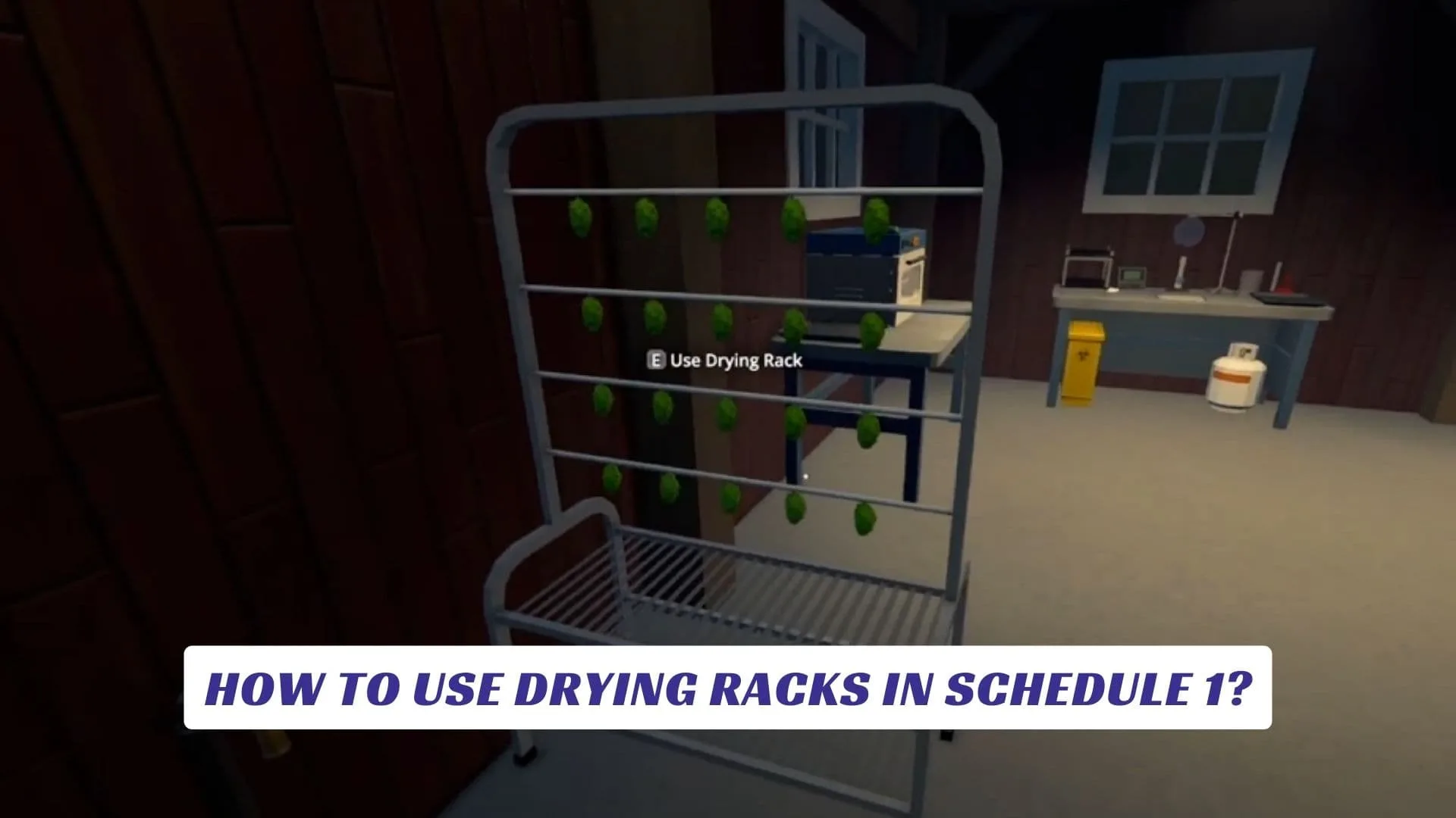 How To Use Drying Racks In Schedule 1? How To Use Drying Racks In Schedule 1