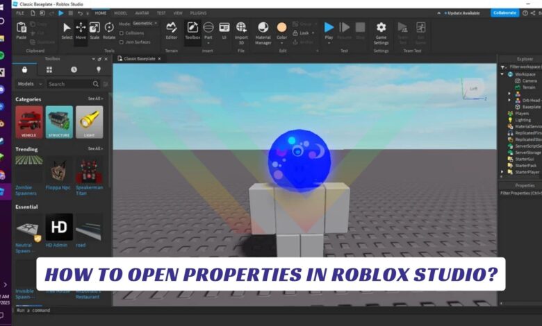 How to Open Properties in Roblox Studio? How to Open Properties in Roblox Studio