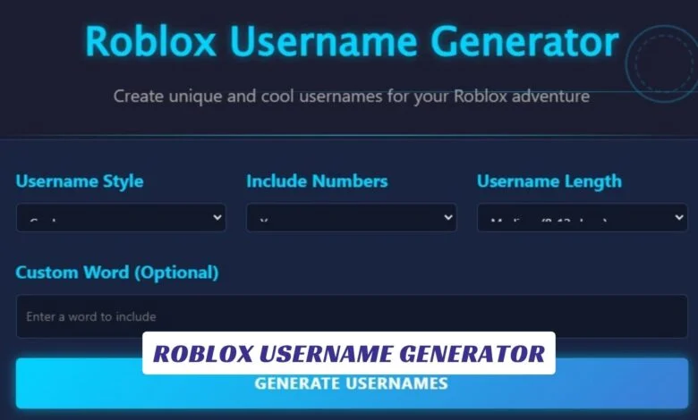 Roblox Username Generator Roblox Username Generator