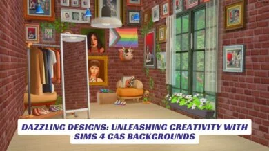Dazzling Designs Unleashing Creativity with Sims 4 CAS Backgrounds