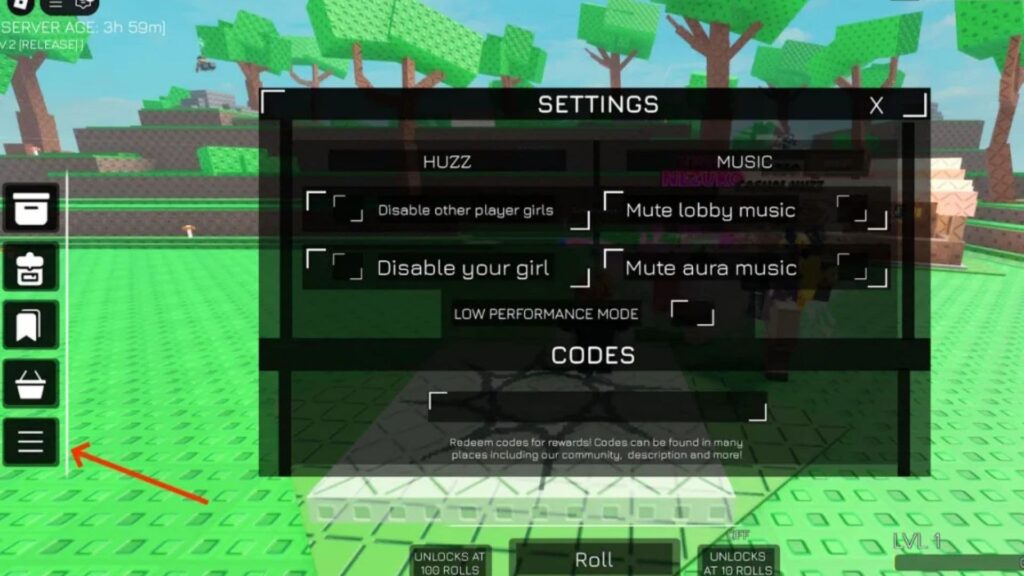 How to Redeem Huzz RNG Codes