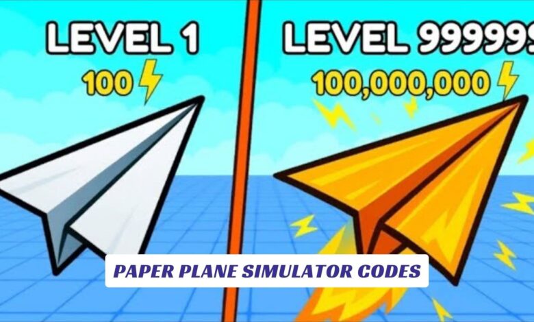 Paper Plane Simulator Codes Paper Plane Simulator Codes