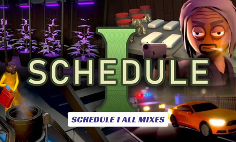 Schedule 1 All Mixes Schedule 1 All Mixes