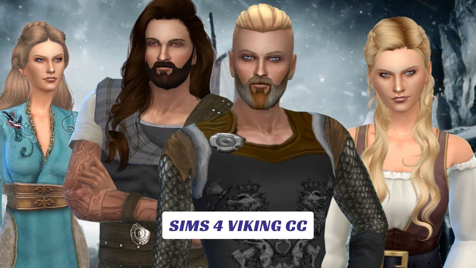 Sims 4 Viking CC Lawod