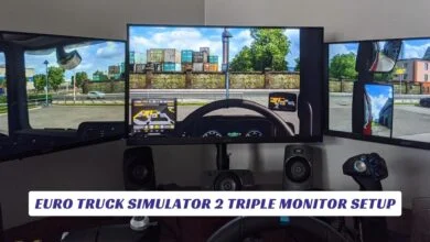 Euro Truck Simulator 2 Triple Monitor Setup