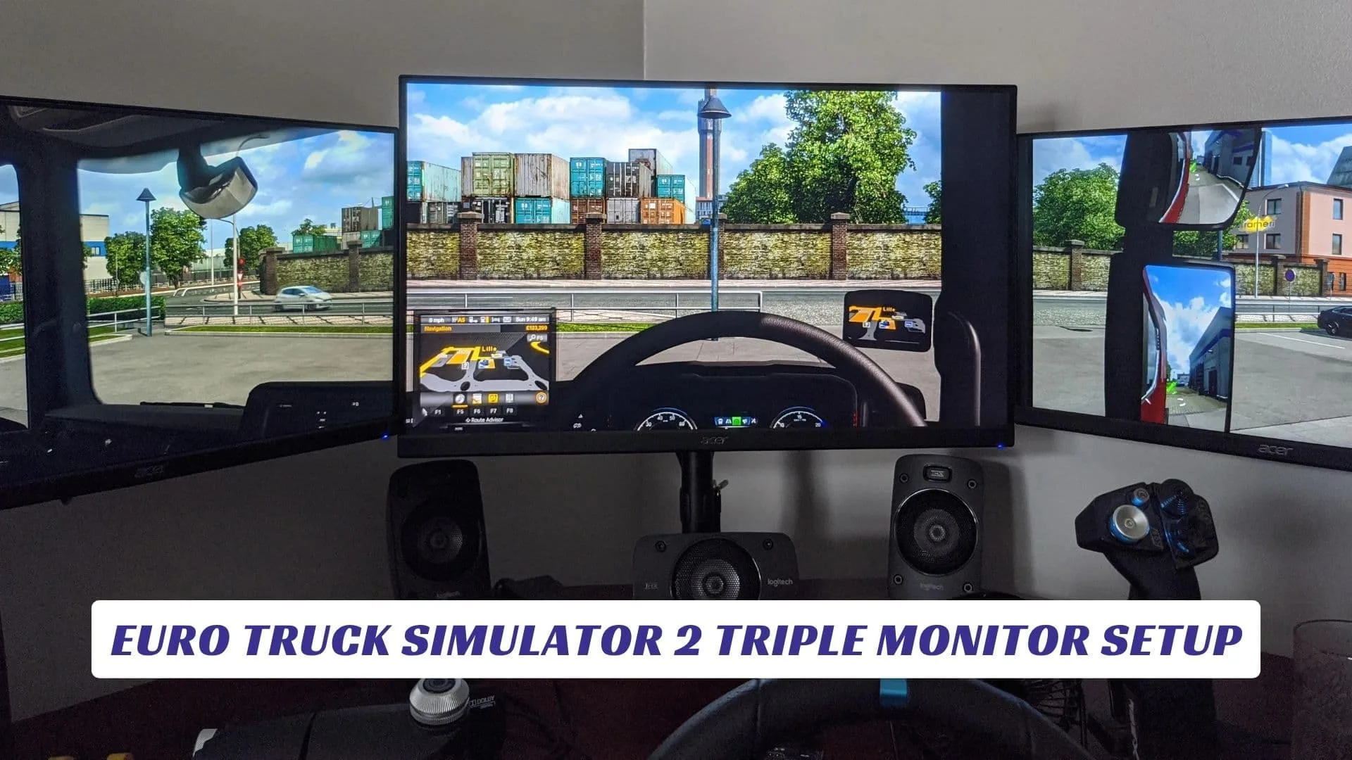 Euro Truck Simulator 2 Triple Monitor Setup Euro Truck Simulator 2 Triple Monitor Setup