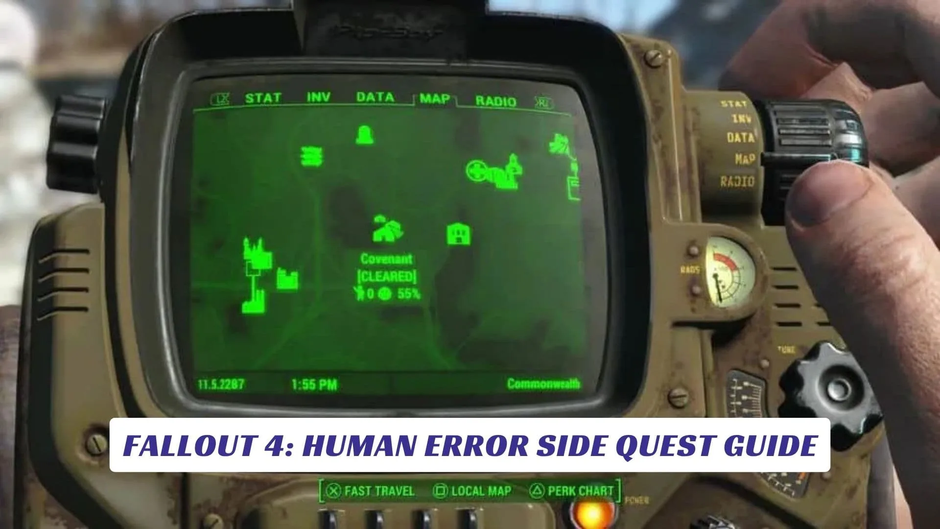 Fallout 4: Human Error Side Quest Guide Fallout 4 Human Error Side Quest Guide