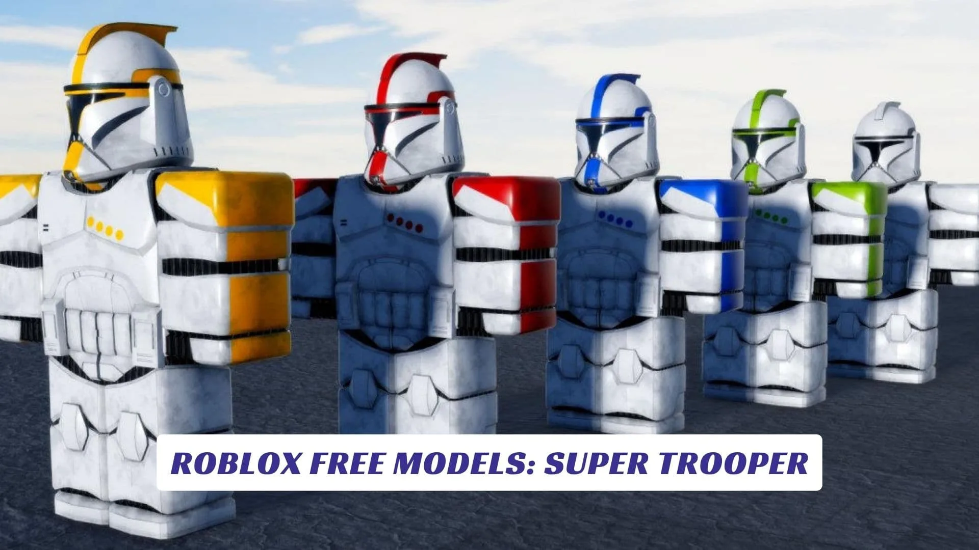 Roblox Free Models Super Trooper