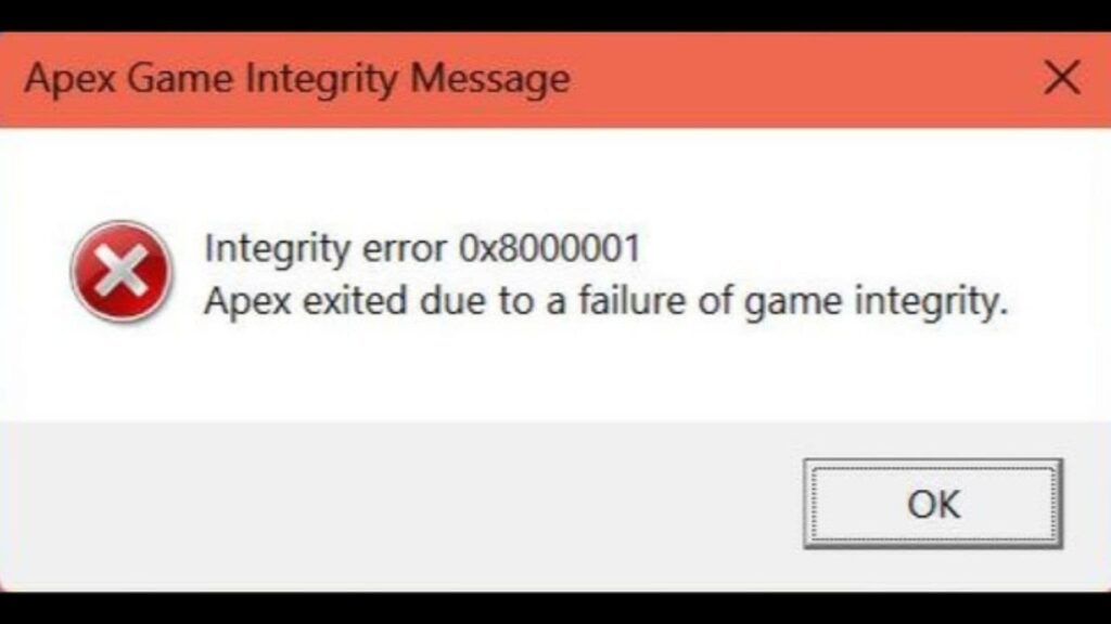 Step-by-Step Fixes for Apex Badware Detected - Integrity error 0x8000002