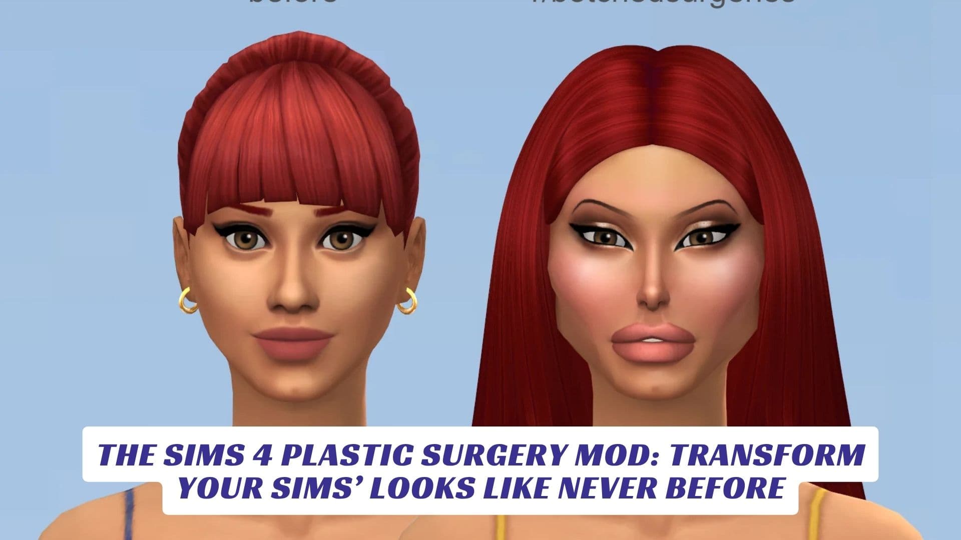 The Sims 4 Plastic Surgery Mod: Transform Your Sims’ Looks Like Never Before The Sims 4 Plastic Surgery Mod Transform Your Sims’ Looks Like Never Before