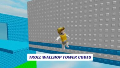 Troll Wallhop Tower Codes
