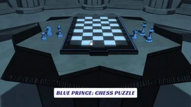 Blue Prince Chess Puzzle