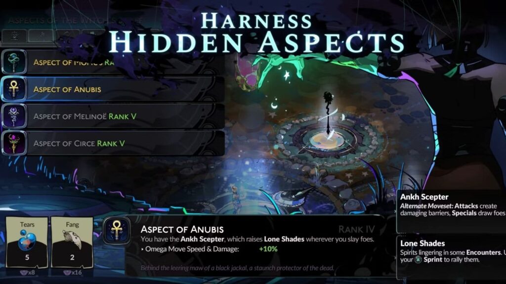 Hades 2: Hidden Aspects 1 How to Unlock Hidden Aspects in Hades 2